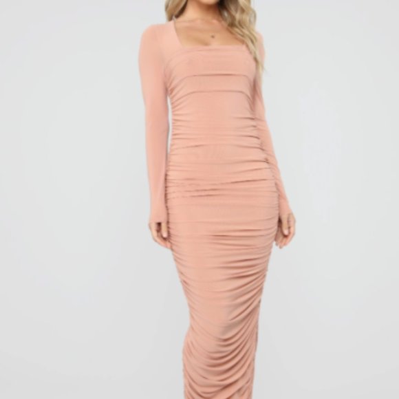 Fashion Nova Dresses & Skirts - Long Mauve Dress Maxi